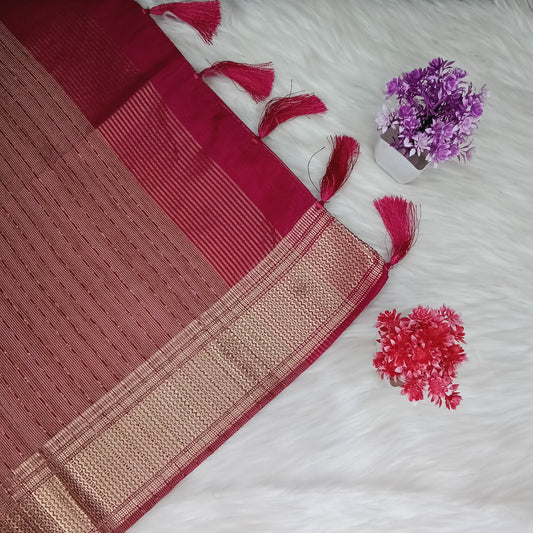 Soft Organza Silk Saree | SSOS350