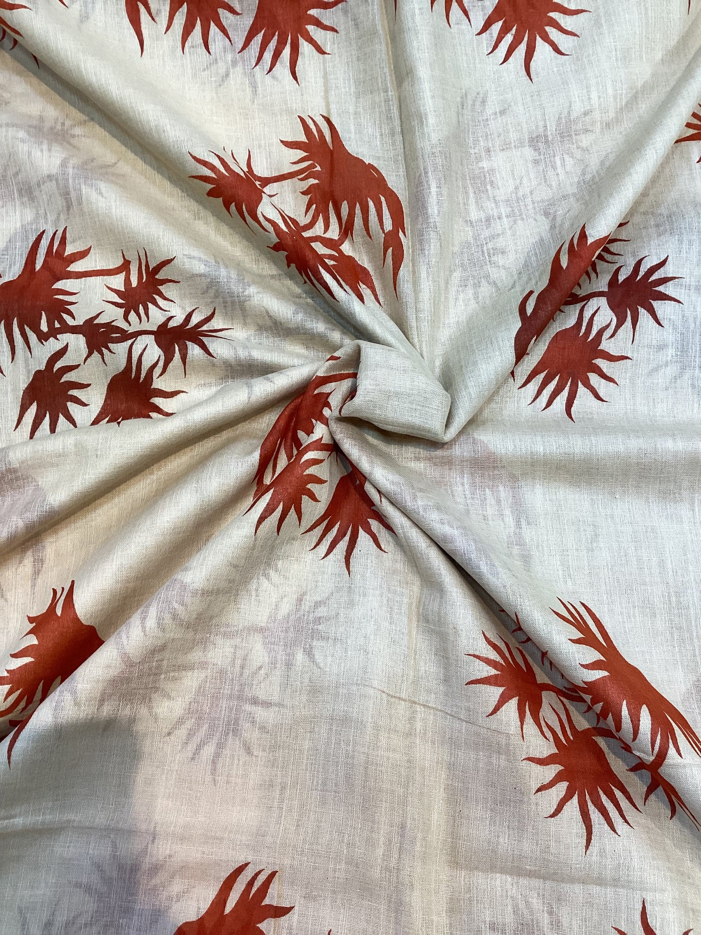 Premium Linen Cotton Saree | SSFT241