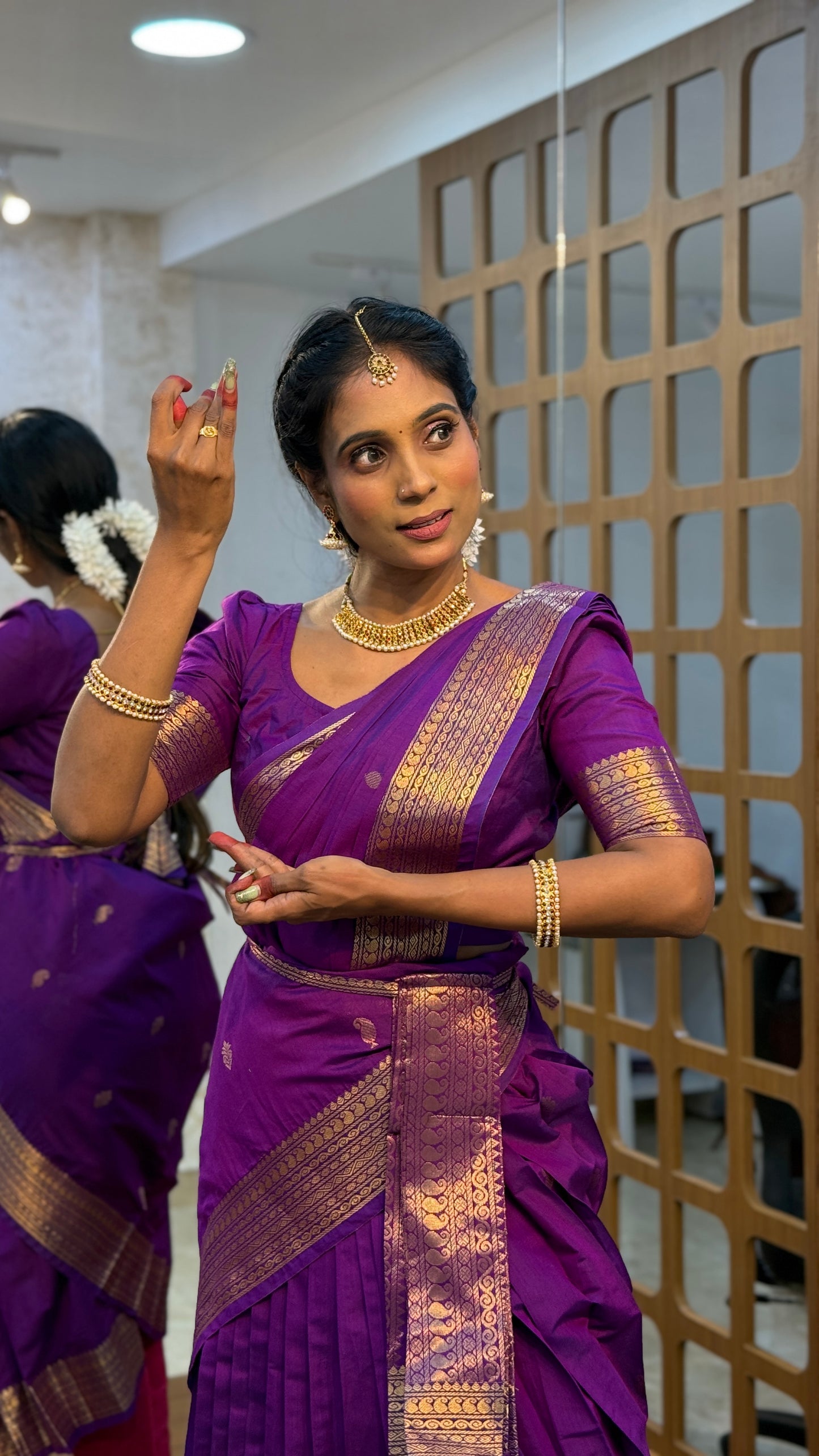 Bharathanatiyam Practice Trending Saree | SSPT286
