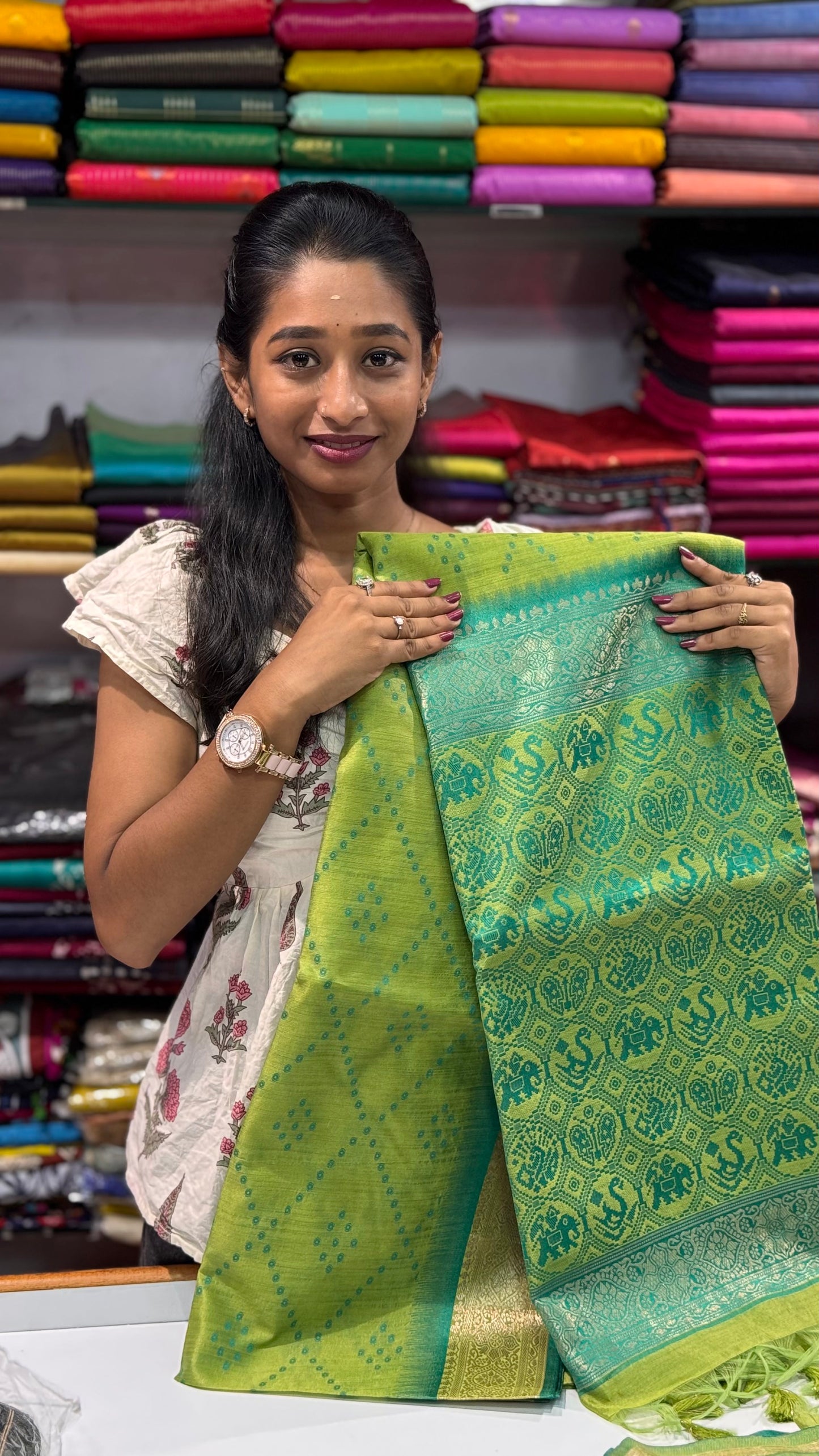 Semi Tussar Saree | SSST379