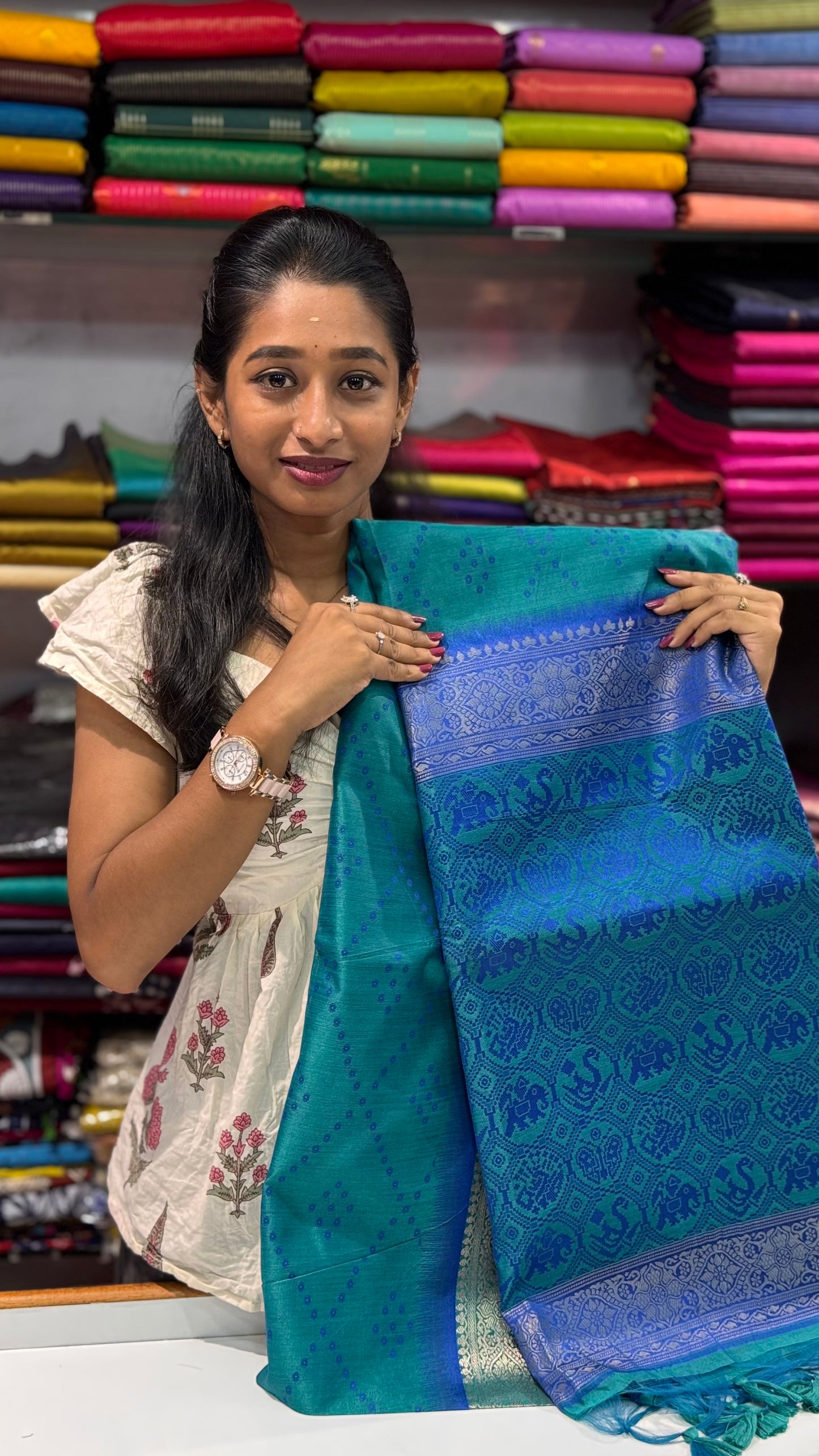 Semi Tussar Saree | SSST379