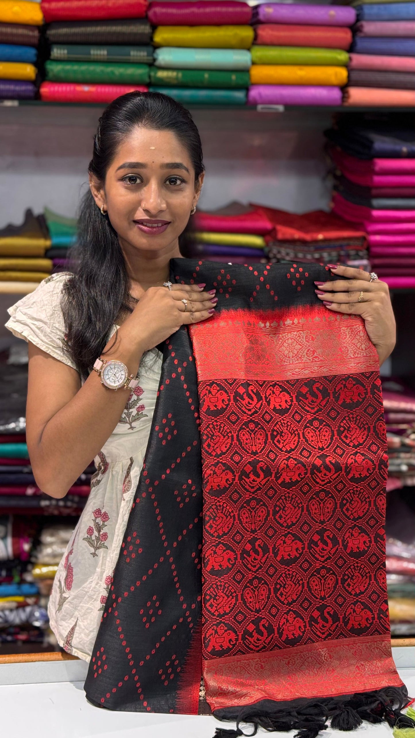 Semi Tussar Saree | SSST379