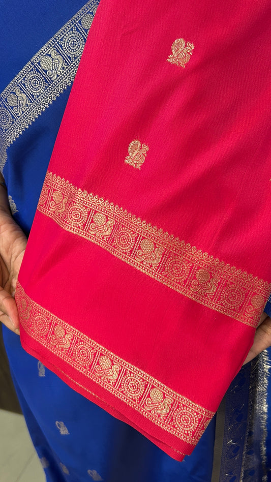 Heritage Zari Silk Red Saree | SSSS328
