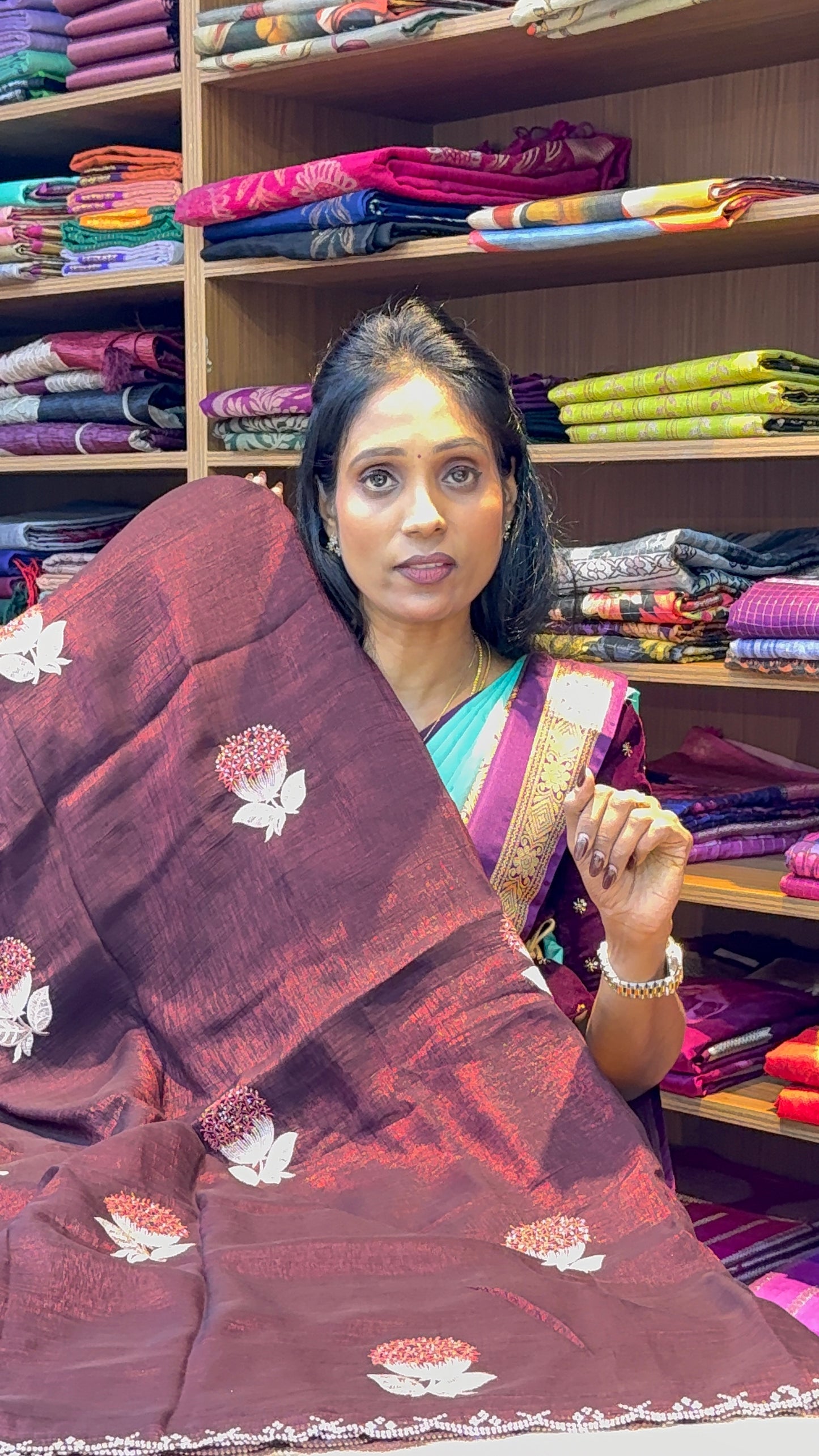 Fancy Work Saree | SSFW268