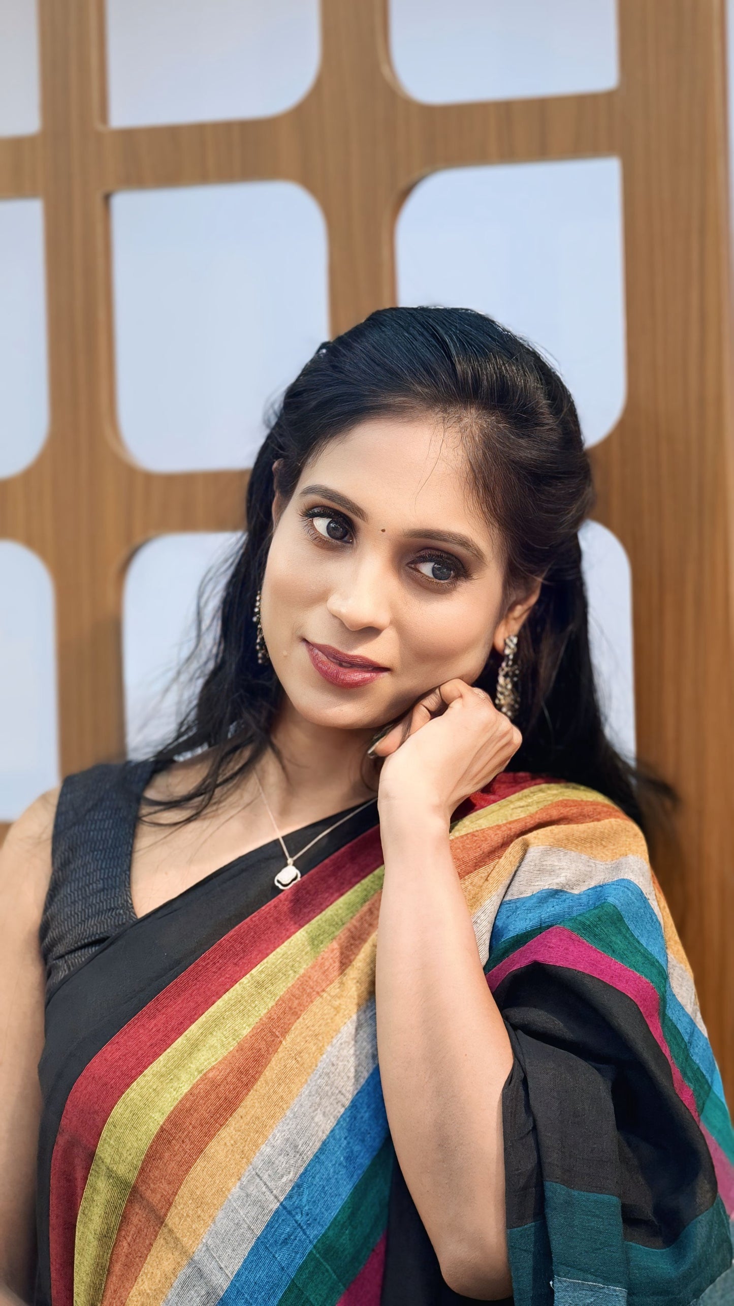 Pim Pom Mul Cotton Saree | SSDS277