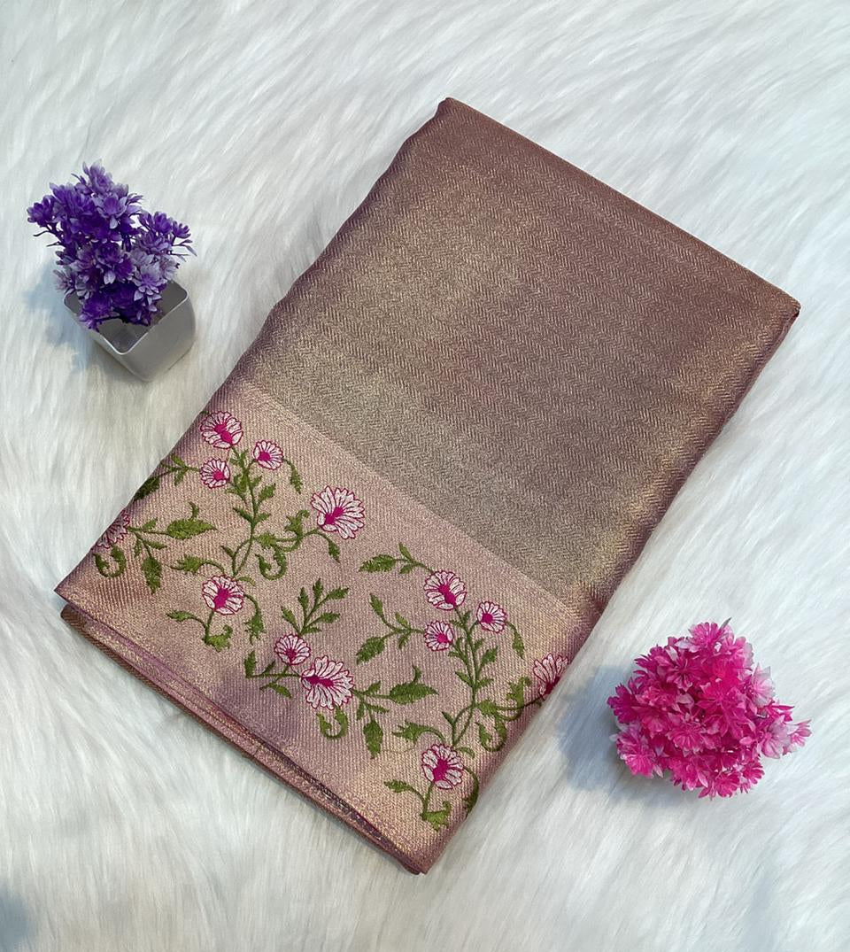 New Fancy Tissue Saree | SSFT240
