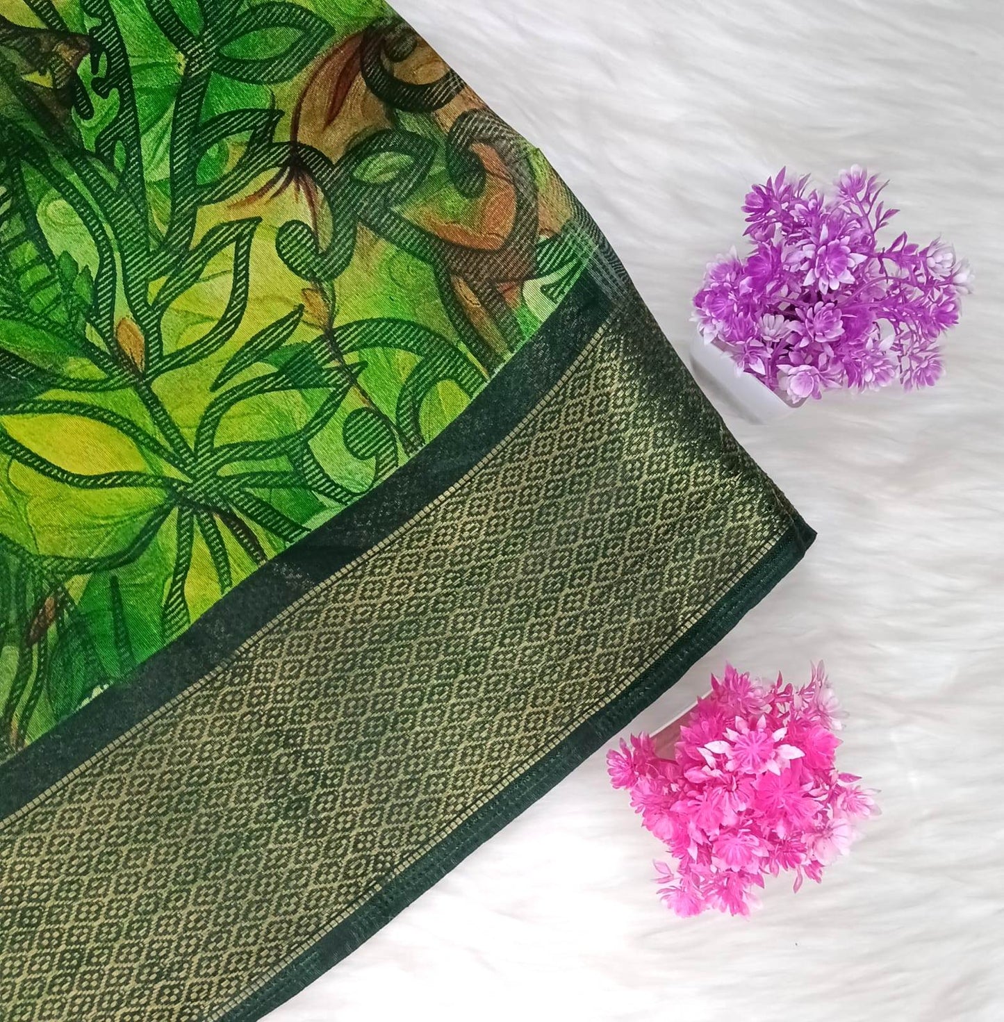 Dola Floral Pattern Saree | SSDF281
