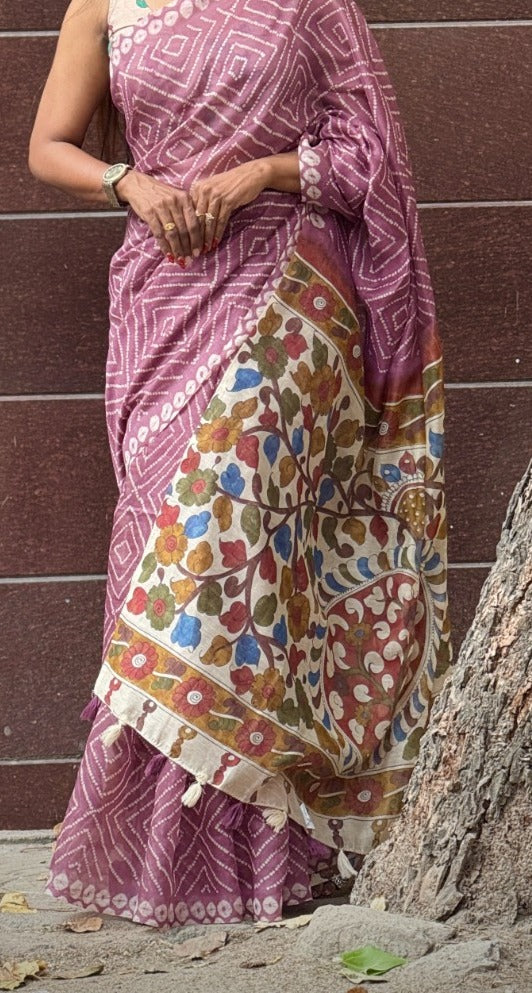 Summer Linen Silk Saree Saree | SSVG344