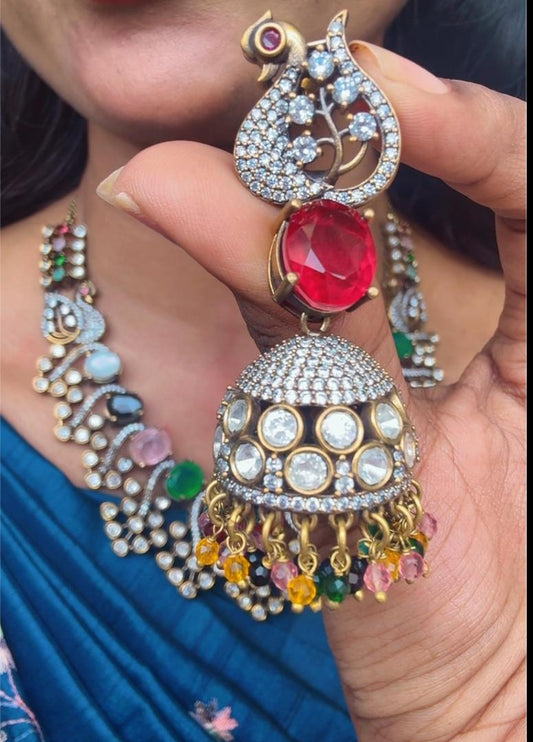 Navaratna Stone Necklaces | SSNS018