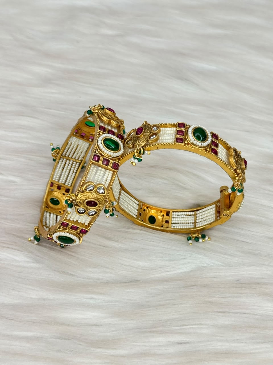 Lakshmi Nakshi Pearl Bangles | SSPB042