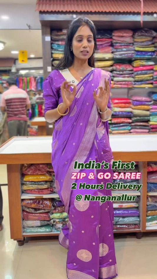 2 Hours Delivery/ India’s First Zip & Go Sarees @ Sreesaisilks Nanganallur/ Annanagar 8072695269/638