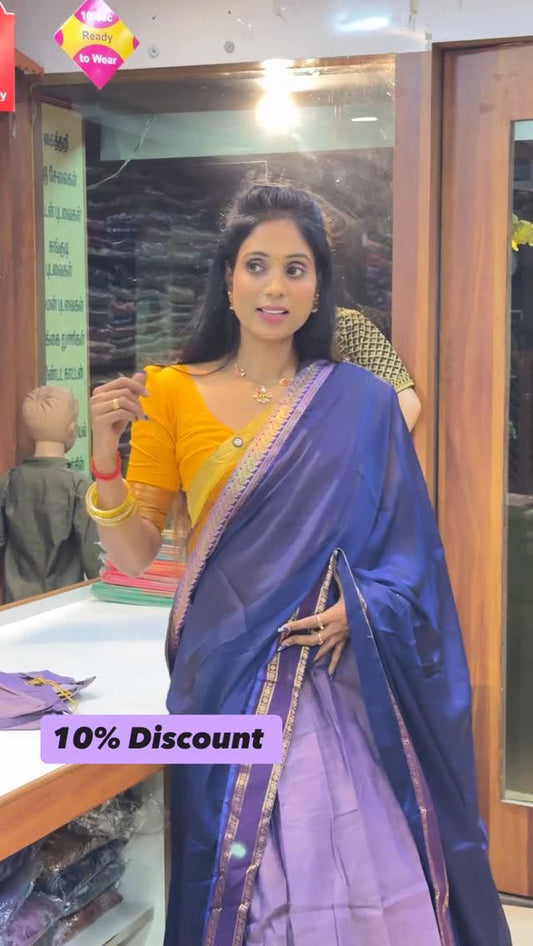 10% Discount/ Cotton Half Saree Collections @ Sreesaisilks Nanganallur/ Annanagar 8072695269/6382196