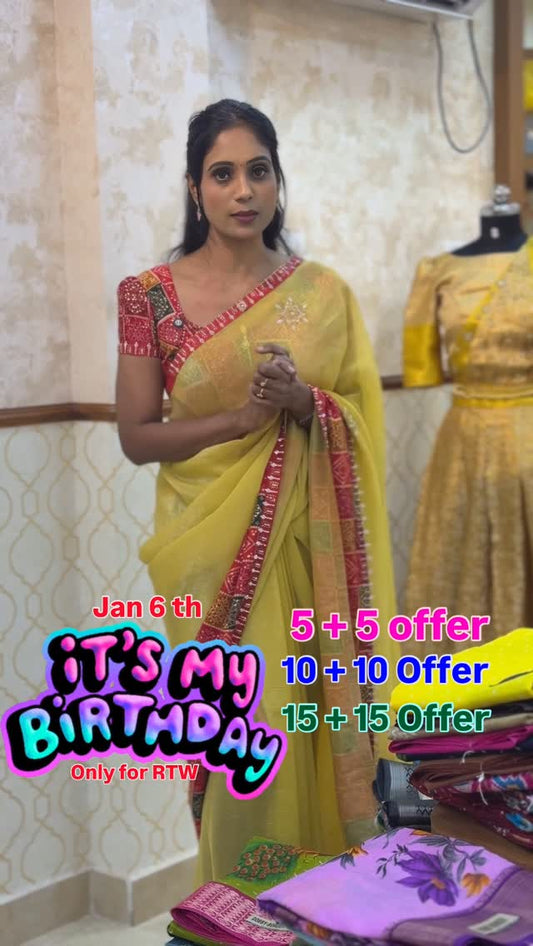 Jan 6 th / It’s my Birthday offer / Sreesaisilks Nanganallur/ Annanagar 8072695269/6382196976 / Nang
