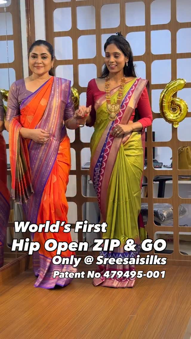 World’s First Hip Open ZIP & GO  @ Sreesaisilks Nanganallur/ Annanagar