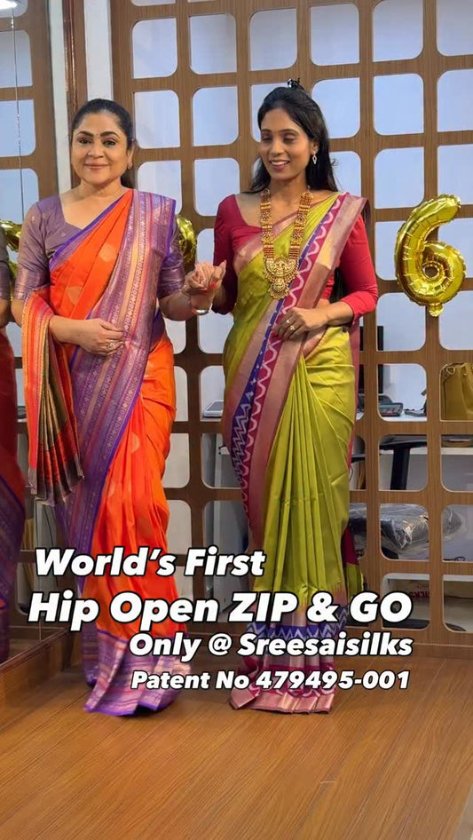 World’s First Hip Open ZIP & GO  @ Sreesaisilks Nanganallur/ Annanagar