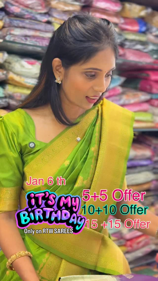 5 + 5 ,10+10,15+15 Offer | only on Jan 6 th  Sreesaisilks Nanganallur/ Annanagar 8072695269/63821969