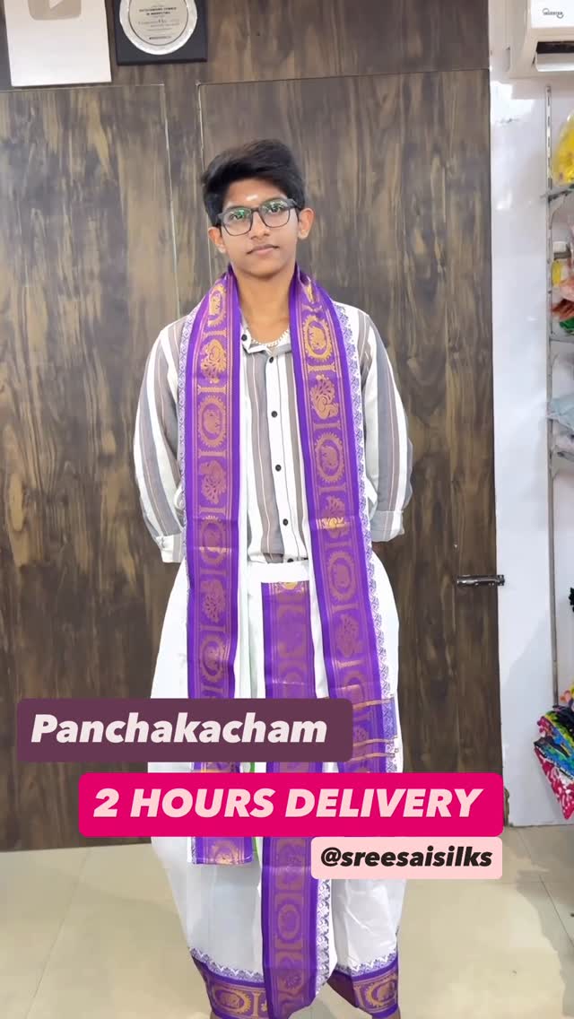 Panchakacham 2 Hour Delivery @sreesaisilks Nanganallur/ Annanagar