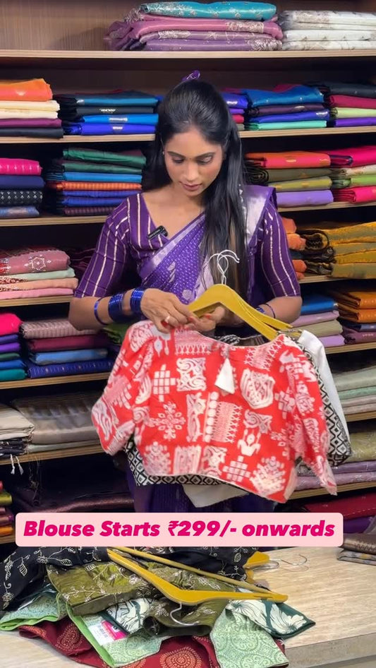 Blouse starts from ₹299/- onwards