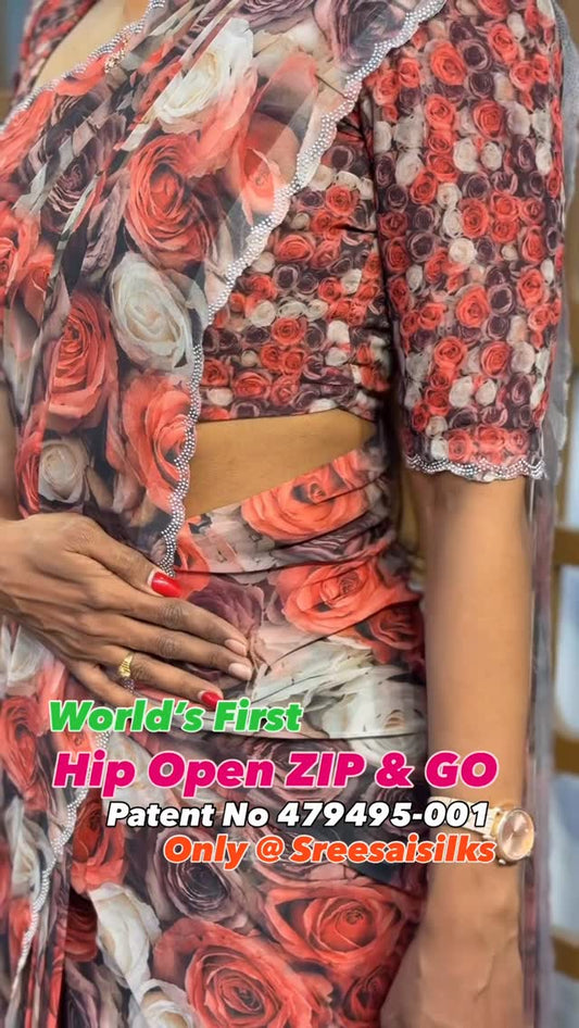 World’s First Hip Open ZIP & GO SAREES 8072695269/6382196976 / Nanganallur 7904537159/ Annanagar 

A