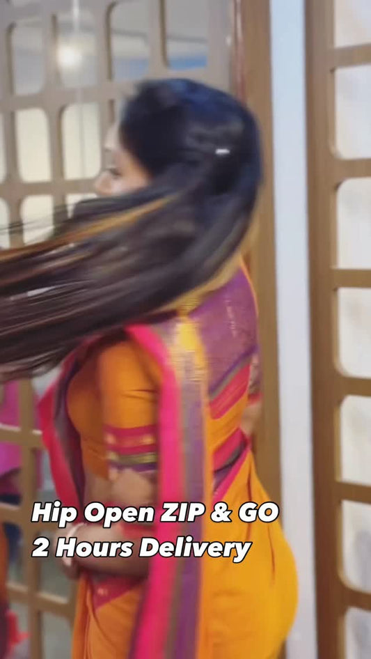 2 hours Delivery/ Hip Open ZIP & GO SAREES @ Sreesaisilks Nanganallur/ Annanagar 8072695269/63821969