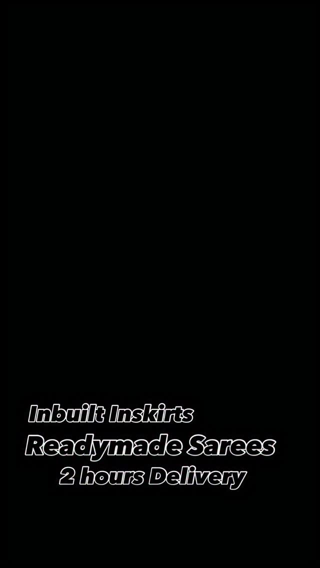 Inbuilt Inskirts Readymade Sarees @ Sreesaisilks Nanganallur/ Annanagar 8072695269/6382196976 / Nang