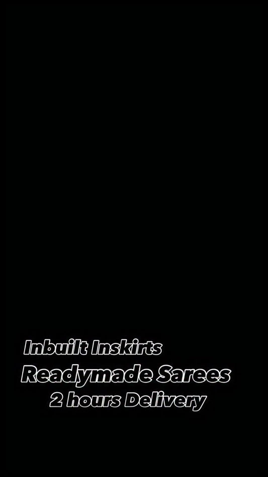 Inbuilt Inskirts Readymade Sarees @ Sreesaisilks Nanganallur/ Annanagar 8072695269/6382196976 / Nang