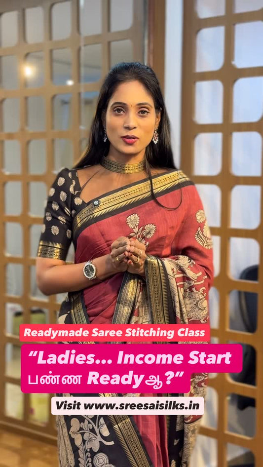 Readymade Saree Stitching Class @ Sreesaisilks Nanganallur/ Annanagar