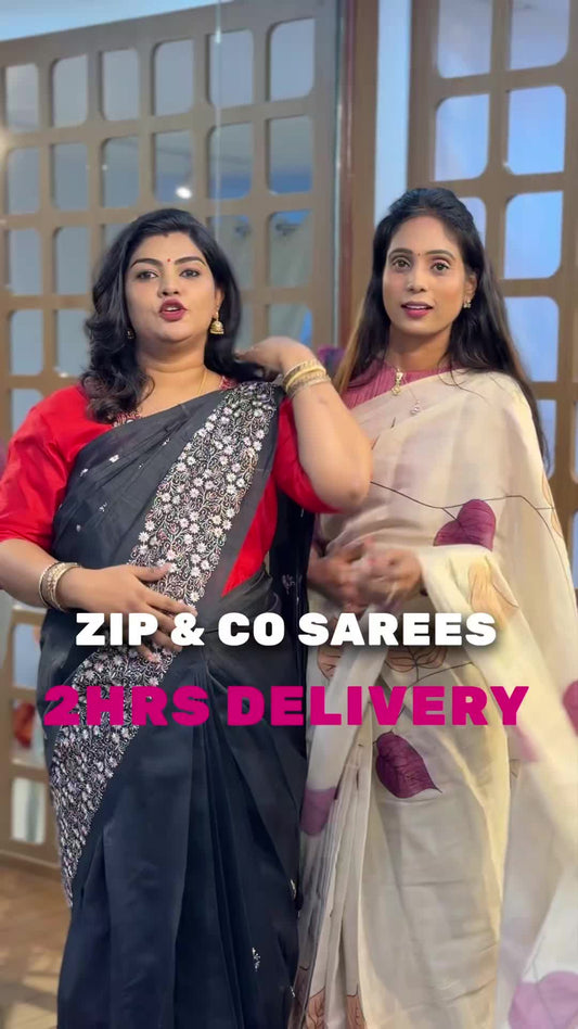 Zip & Co Sarees.sreesaisilks Nanganallur.
Shop Online:sreesaisilks.in
 
Shop Location:
📍Nanganallur