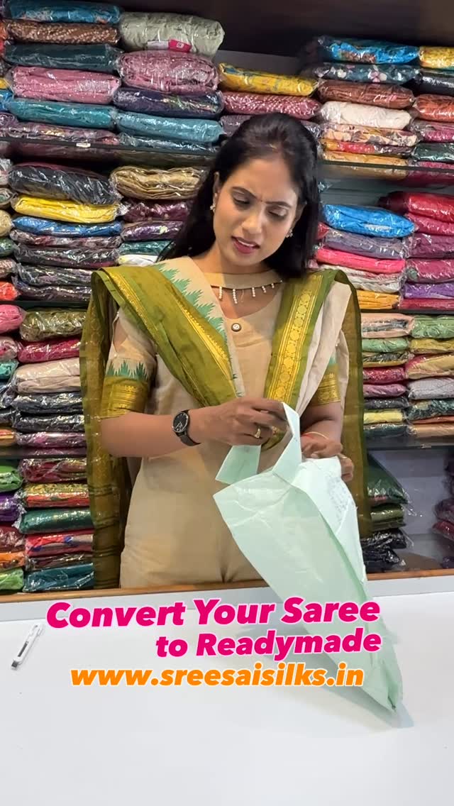 Convert Your Saree @ Sreesaisilks/ 8072695269/8072695269/6382196976 / Nanganallur 7904537159/ Annana