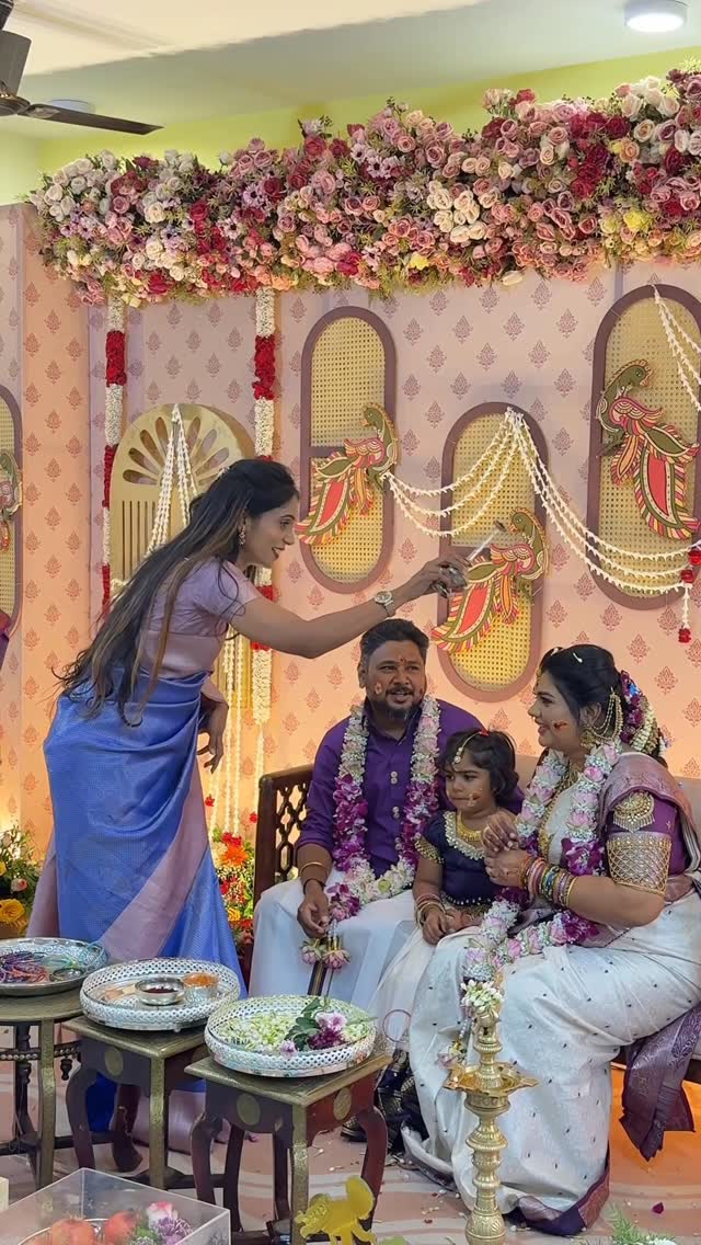 Valaigappu Nalungu function… @shamili_rajkumar