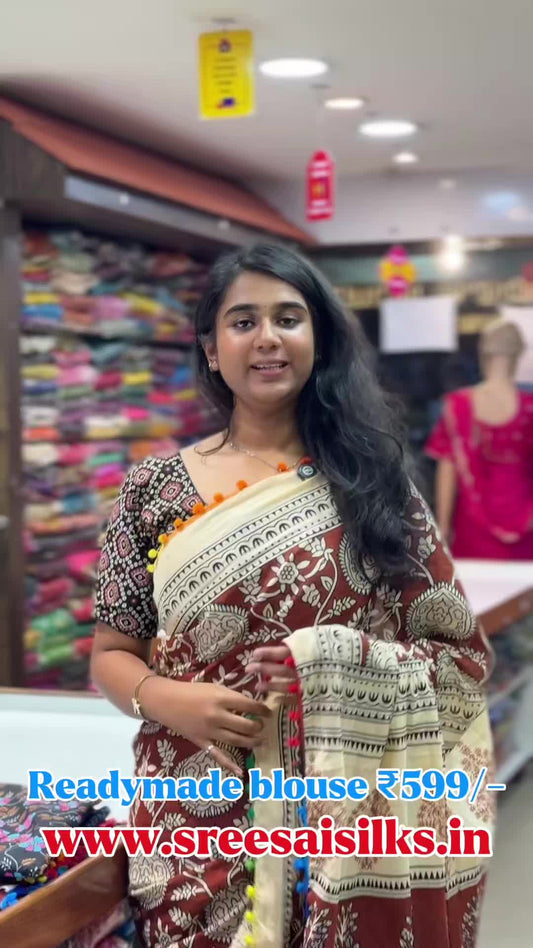 Readymade Blouse Rs.599

Shop Online: www.sreesaisilks.in

Shop Location:

📍Nanganallur
Sree Sai Si