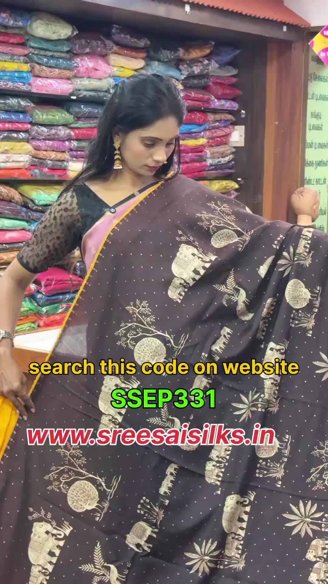 Product Code: SSEP331

Shop Online: www.sreesaisilks.in 

Shop Location: 

📍Nanganallur
Sree Sai Si