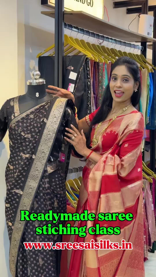 Register now on www.sreesaisilks.in 

Readymade Saree Stitching Class.

Shop Online: www.sreesaisilk