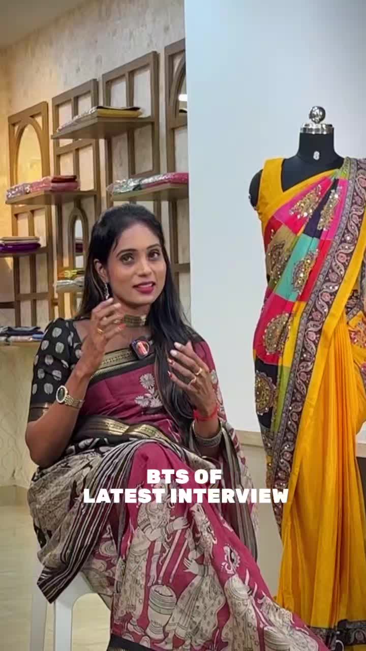 Watch the latest interview on kumudam.

Shop Online: sreesaisilks.in

Shop Location:
📍Nanganallur S