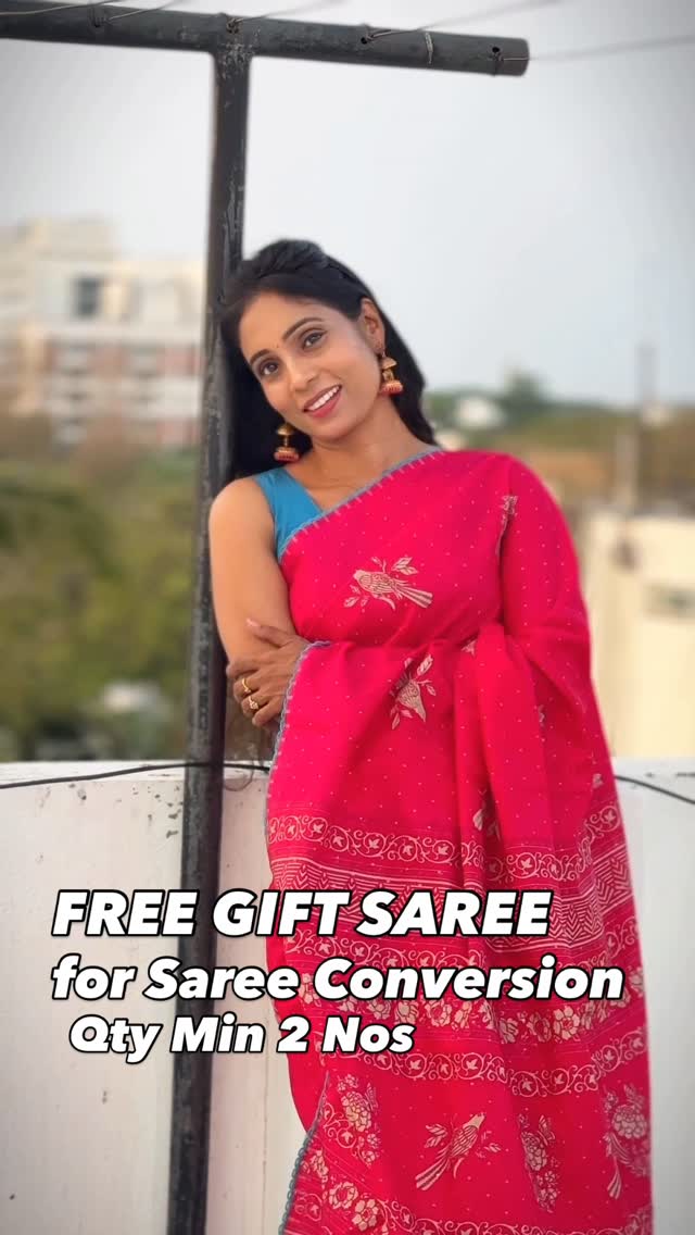 FREE Gift Saree for Saree Conversion/ Sreesaisilks Nanganallur & Annanagar Annanagar AA 66/113 4th a