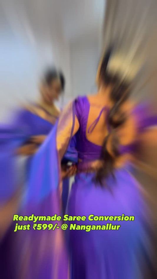 Saree Conversion ₹599/- @ Nanganallur