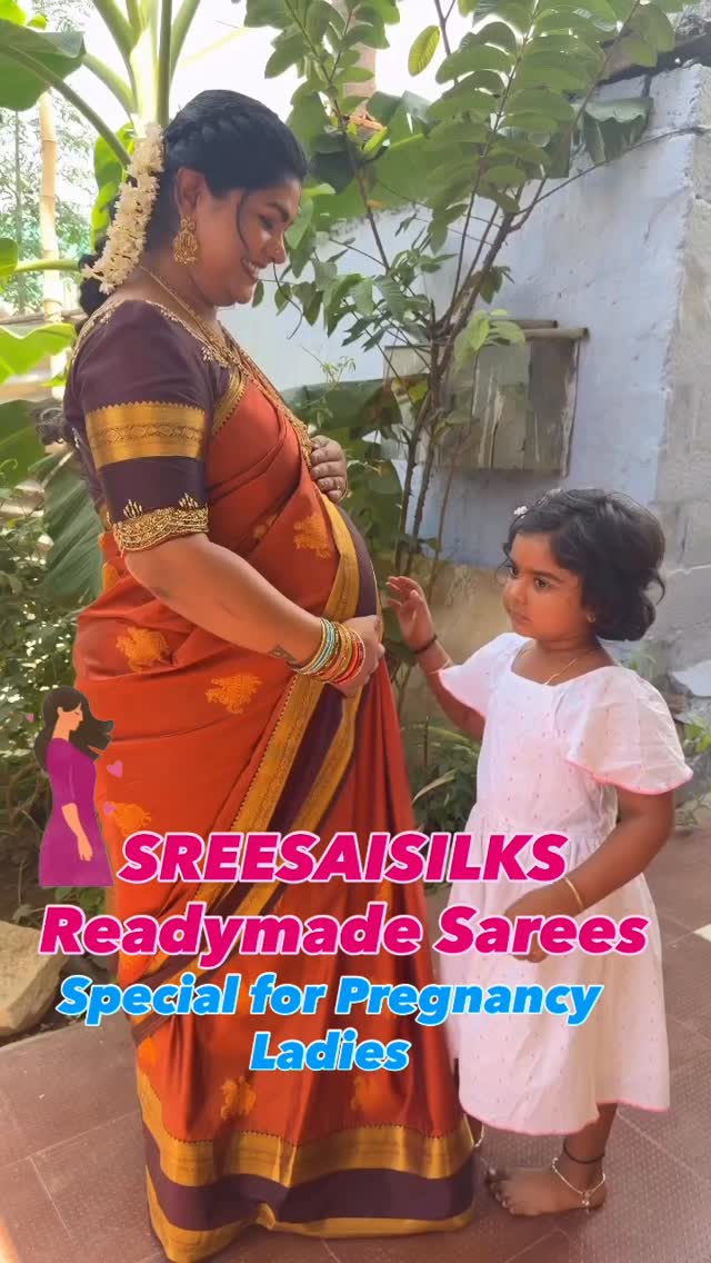 Pregnancy Wear Readymade Sarees @ Sreesaisilks Nanganallur & Annanagar 8072695269/6382196976 / Nanga