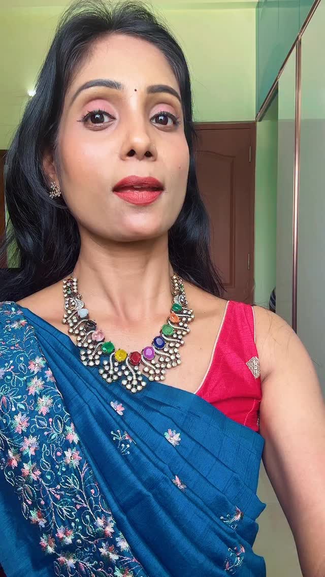Vaiduryam Collections @sreesaisilks Navarathna Stones Necklace #navarathna #navaratna #navarathnajew