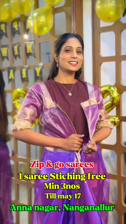 Tomorrow is last day for offer drop your sarees soon @Anna nagar or Nanganallur.

Tribute and commit