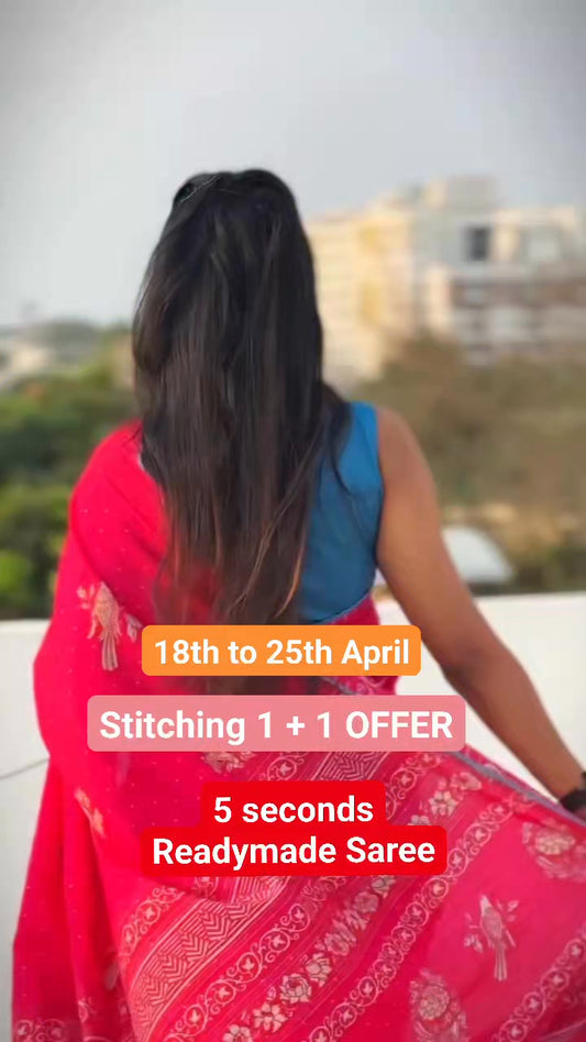 1+1 Offer / 18 th to 25 th April Sreesaisilks 8072695269/6382196976 / Nanganallur 7904537159/ Annana