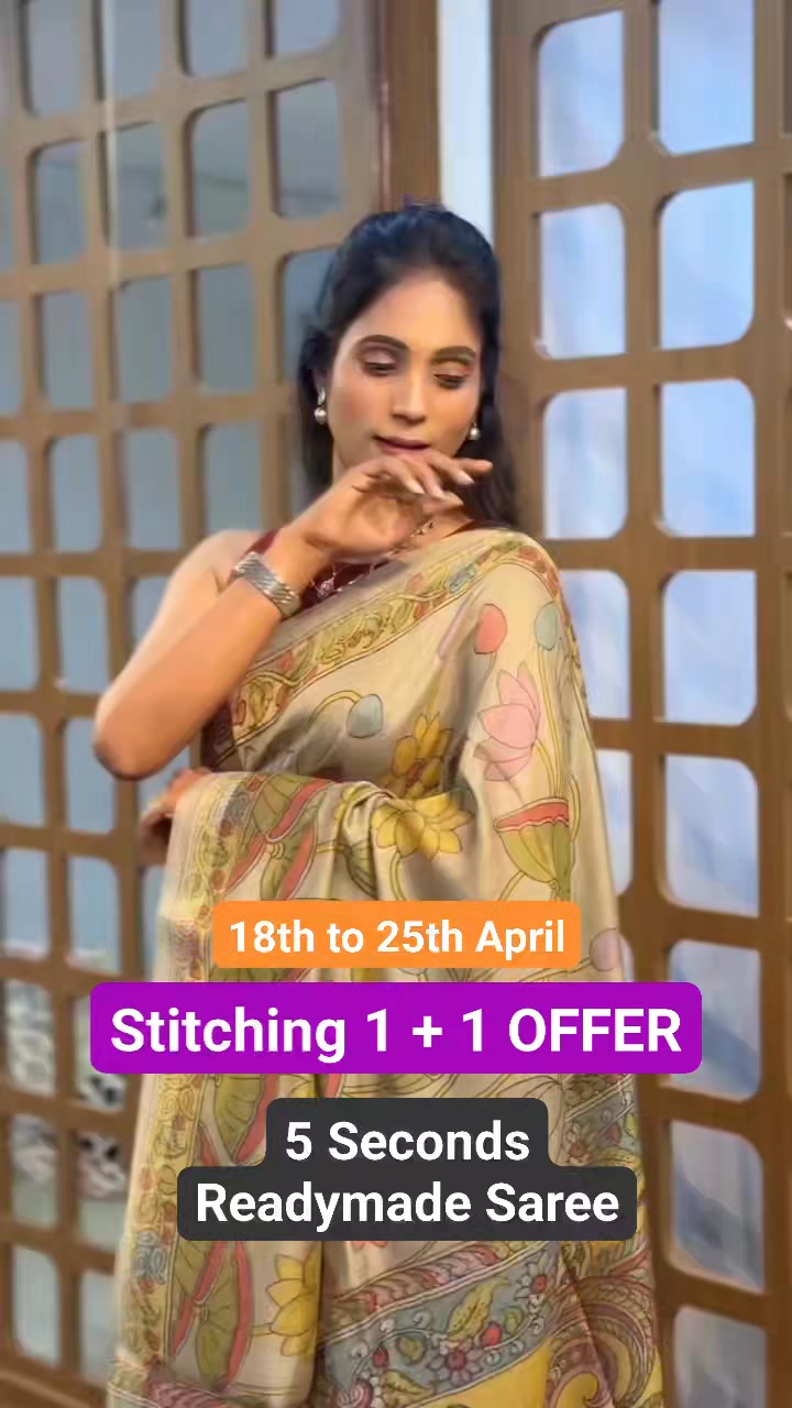 1+1 Offer / 18 th to 25 th April Sreesaisilks 8072695269/6382196976 / Nanganallur 7904537159/ Annana
