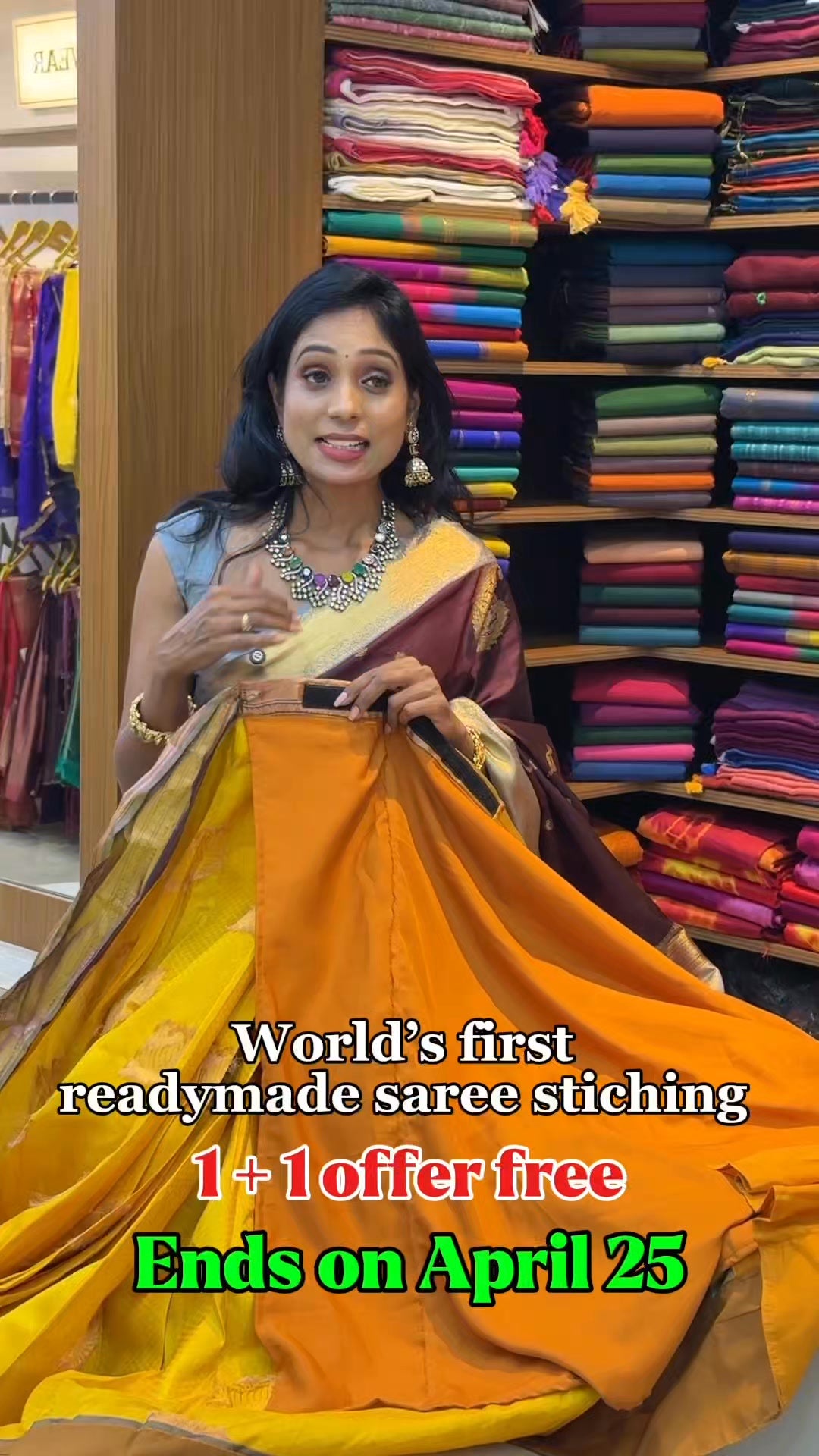 1+1 Offer / 18 th to 25 th April Sreesaisilks 8072695269/6382196976 / Nanganallur 7904537159/ Annana