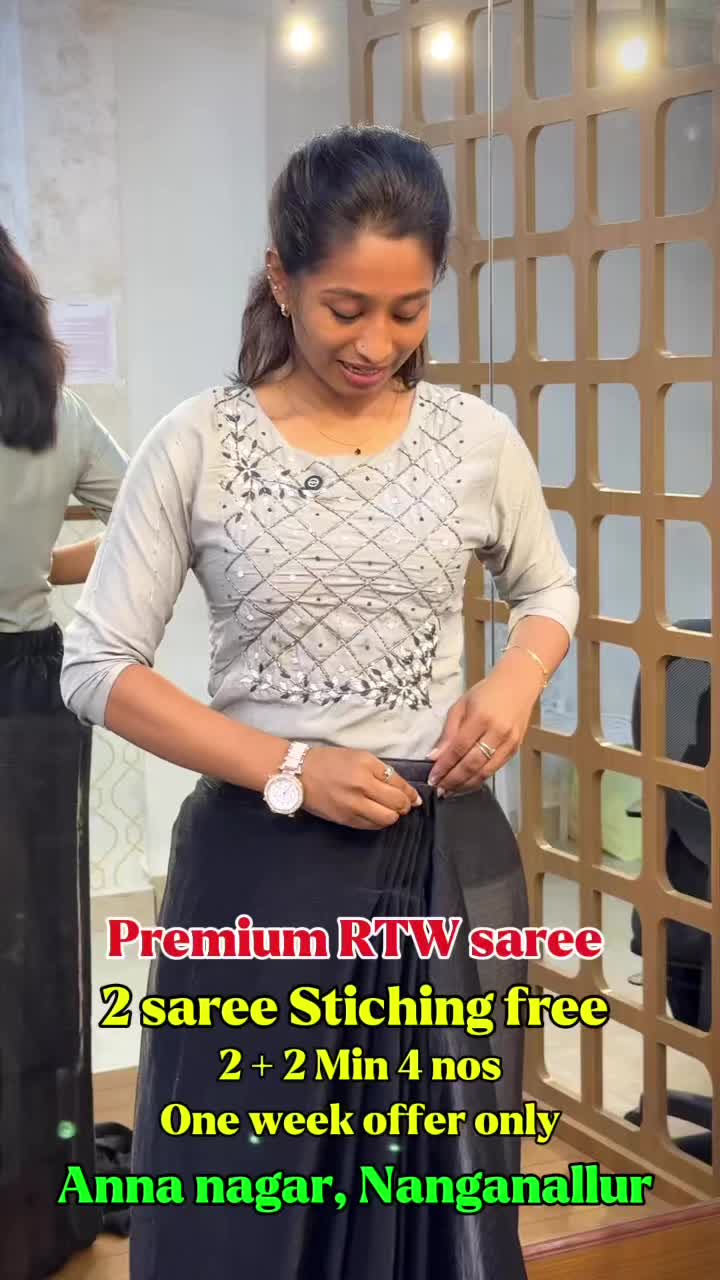 Drop your sarees soon just 3 days more..

Shop Online: sreesaisilks.in

Shop Location:

📍Nanganallu