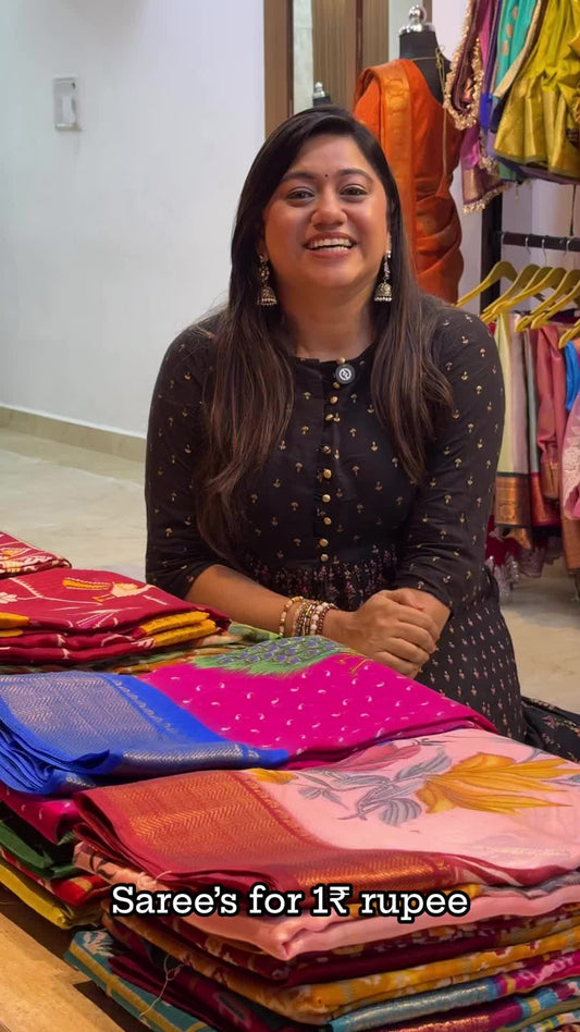 Saree’s for 1₹ checkout website or outlets.

Shop Online: www.sreesaisilks.in

Shop Location:

📍Nan