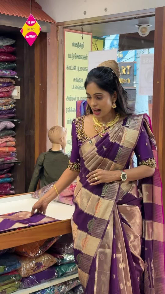 Banarasi Tissue Wine Saree | SSBT322

Shop Online: sreesaisilks.in

Shop Location:

📍Nanganallur
Sr