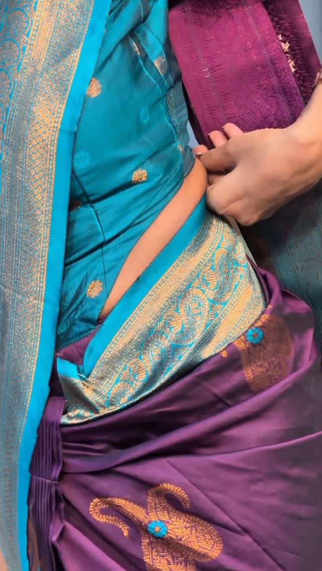 “Convert your saree into a ready-made saree at our shop or website!”
Shop Online: www.sreesaisilks.i