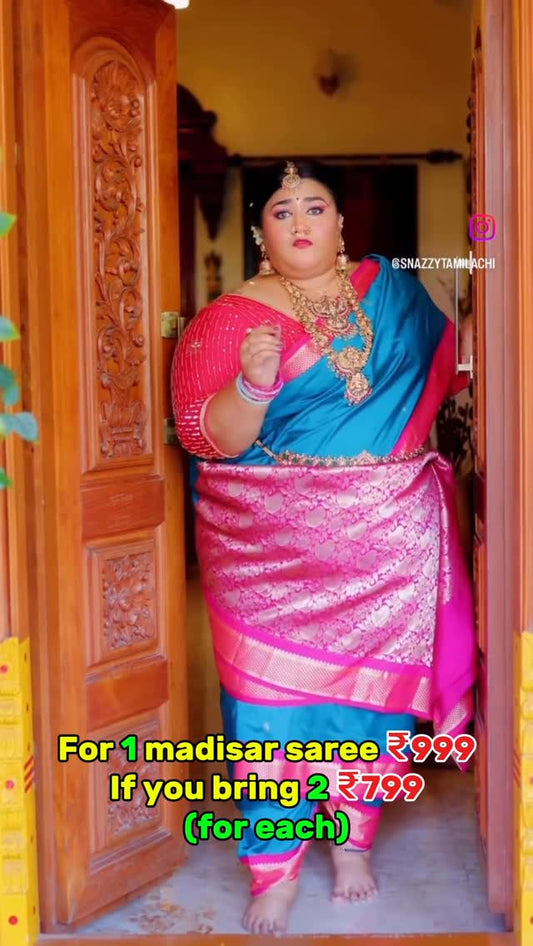 MADISAR STITCHING BRING 2 for 799 each 
Shop Online: www.sreesaisilks.in

Shop Location:

📍Nanganal