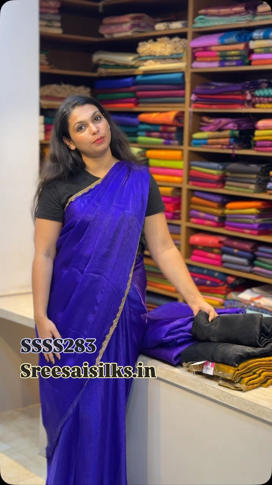 💐CODE : SSSS283

💐space silk : dark purple

💐place an order through our website 
 “www.sreesaisil