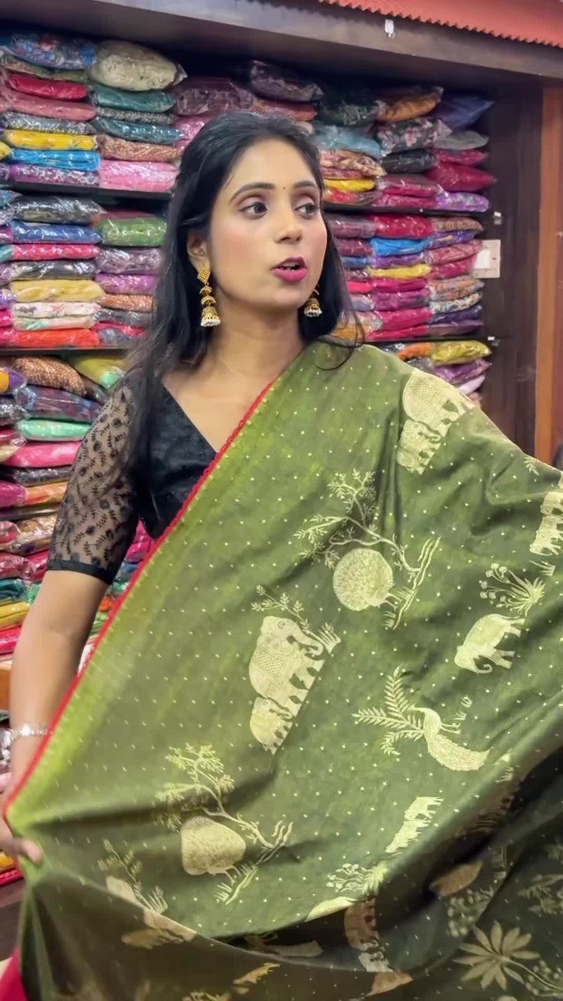 Comment “LINK” to get product link or search this code on website www.sreesaisilks.in

Ajrakh Style