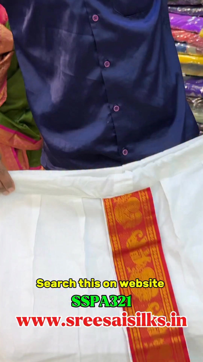 Comment “LINK” to get product link or search this code on website www.sreesaisilks.in

Angavastram R